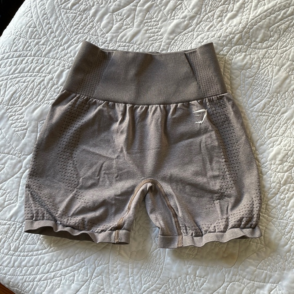Stone colored gymshark shorts